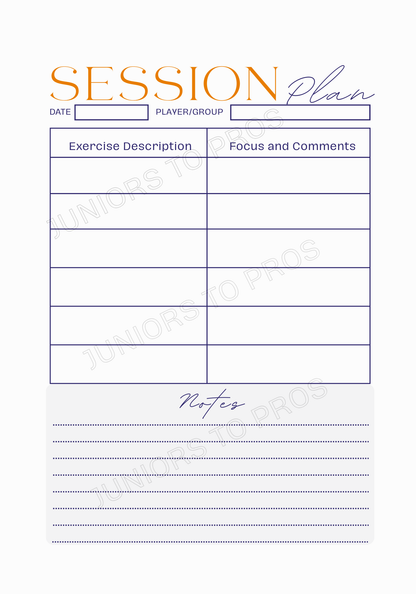 Training Planner for Coaches