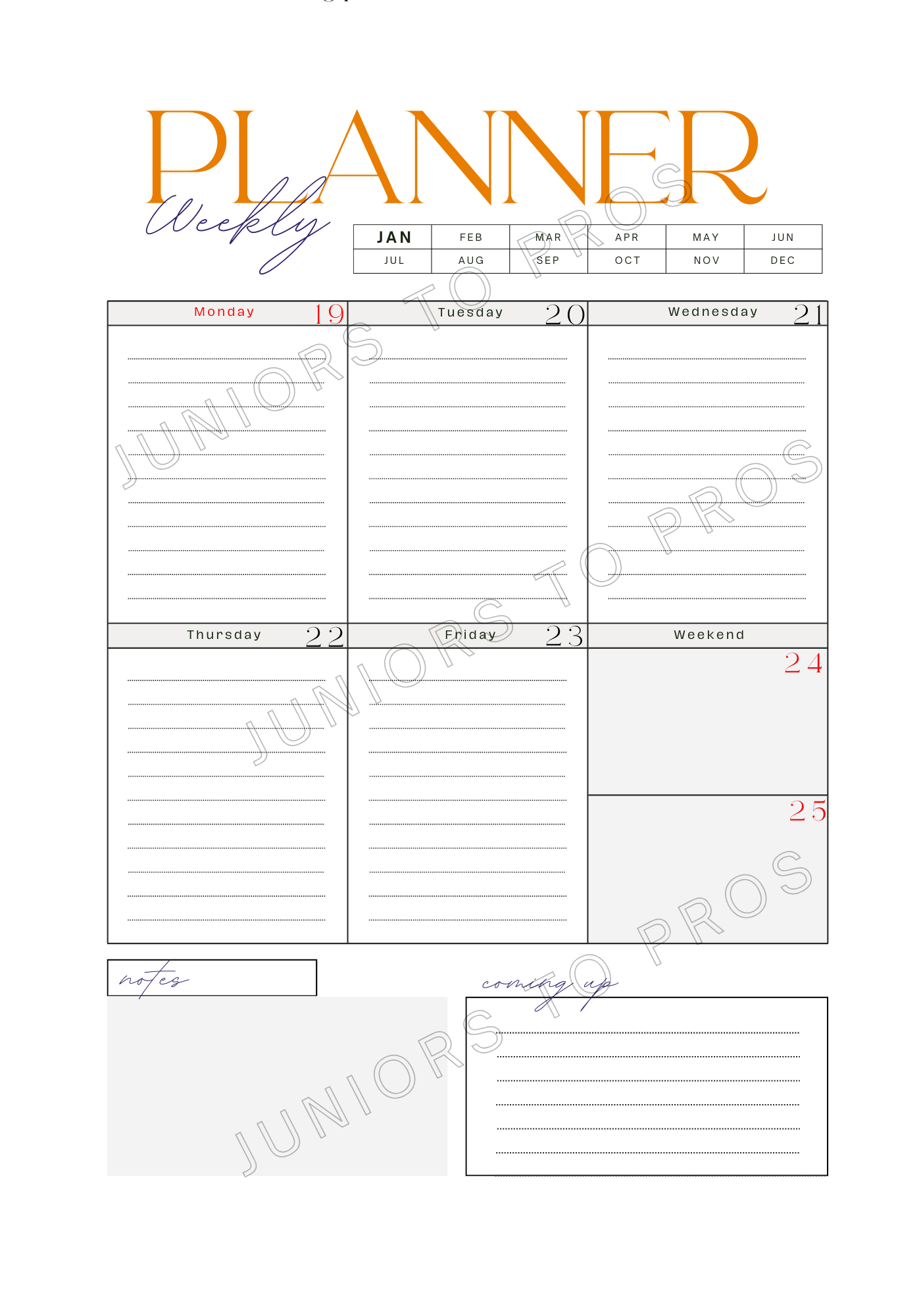 Training Planner for Coaches