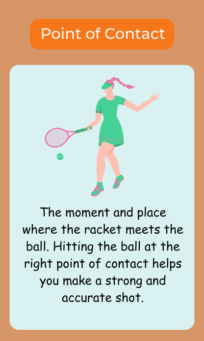 My First Tennis Terms (Kids Flash Cards)